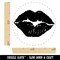Realistic Juicy Lips Kiss Smooch Rubber Stamp for Stamping Crafting Planners